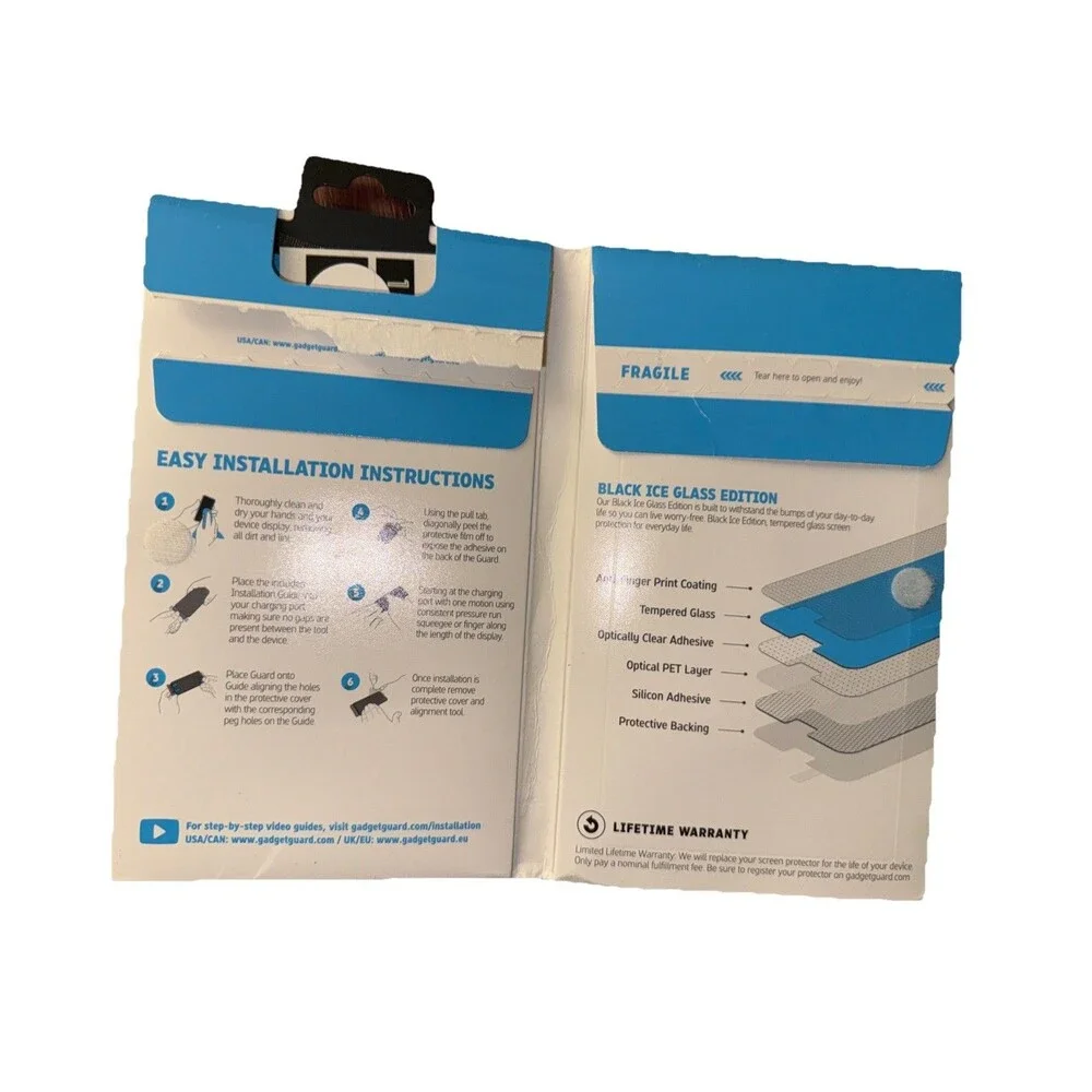 Gadget Guard Black Ice+ Glass Screen Protector for Apple iPhone 6s / 7 /8